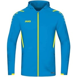 Jako Herren Kapuzenjacke Challenge Jako-Blau/Neongelb, M