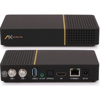 AX Multibox Twin SE - 4K UHD E2 Linux SAT-Receiver (PVR Aufnahmefunktion Timeshift, UNICABLE, USB, LAN, WLAN)