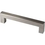 Gedotec Möbelgriff Edelstahl Stangengriff Küche - G14 | BA 96 mm | Schrankgriff eckig | Griff Edelstahl matt gebürstet | Türgriffe Profil 14 mm | 1 Stück - Schubladen-Griff für Schranktüren & Möbel