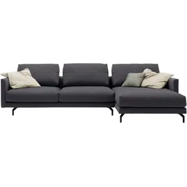 creation by rolf benz Ecksofa "CR.414, Designecksofa, Polsterecke, Breite 300cm, L-Form", schwarz (anthrazitgrau, schwarzgrau), B:300cm H:91cm T:172cm, CREATION BY ROLF BENZ, Sofas, Ecksofa, wahlweise aus feinstem Rindsleder oder hochwertigem Chenille
