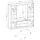 masseno Drehtürenschrank CATERINA 206 x 200 x 51 cm Braun