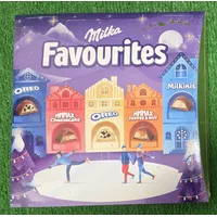 Milka (89,81€/kg) Milka Favourites Kalender 206g gefüllt Schokolade Praline Versand 0€