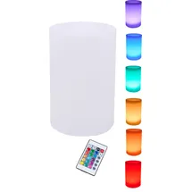 smartwares Solarleuchte Blumentopf 30 cm inkl. LED-Lampe weiß