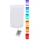 smartwares Solarleuchte Blumentopf 30 cm inkl. LED-Lampe weiß
