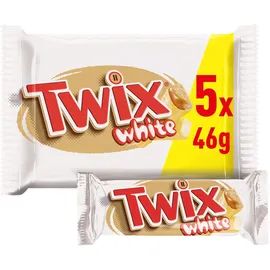 Twix Schokoriegel White 230 g, je 46 g, 5 Riegel