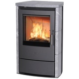 Fireplace Meltemi Stahl gussgrau/Speckstein