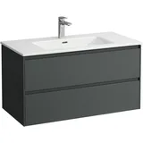 Laufen PRO S Set Lani Komplettset 1000, Waschtisch inkl. Waschtischunterbau, 1000x500x540mm, H8649672661041, Farbe: Verkehrsgrau
