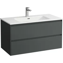 Laufen PRO S Set Lani Komplettset 1000, Waschtisch inkl. Waschtischunterbau, 1000x500x540mm, H8649672661041, Farbe: Verkehrsgrau