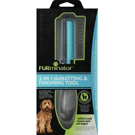 Furminator 2-in-1 Entfilzer und Pflegekamm