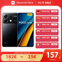 Globale version poco x6 5g nfc snapdragon 7s gen 2 120hz flow amoled display smartphone 64mp kamera