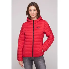 Soccx Outdoorjacke SOCCX, Damen, Gr. XL, rot, Steppware, Material: 100% Polyamid, Futter: 100% Polyester, Füllung: 100% Polyester, bedruckt, bestickt, slim fit normal, eingesetzt elastischer Bund, Jacken Outdoorjacke, mit elastischem Saumabschluss