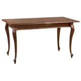 JVmoebel Esstisch Klassischer Echtes Holz Esszimmer Möbel Tisch Abendessen, Made in Europa braun