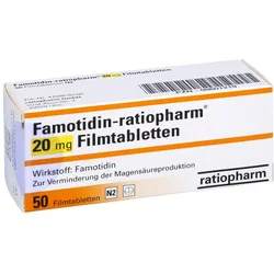 FAMOTIDIN-ratiopharm 20 mg Filmtabletten 50 St