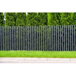 dz Metallzaun MANHATTAN Alu_x000D_nLänge: 990mm, Höhe: 1600mm RAL7016FS