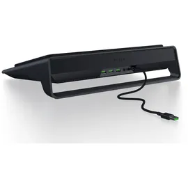 Razer Laptop Cooling Pad - Smart Cooling Laptop-Ständer für 14" bis 18" Zoll Laptops - luftdichte Druckkammer (benutzerdefinierte Lüfterkurven, 3-Port USB-A Hub, Multifunktionstasten) Schwarz
