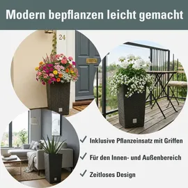 Prosperplast Rato Square 26,5 x 26,5 x 50 cm anthrazit