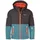 TROLLKIDS Skjorta Softshelljacke - Stormy Blue / Black / Flame Orange - 176 cm