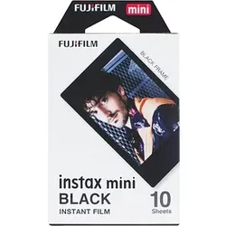 FUJIFILM instax mini Sofortbildkamera-Film schwarz, 10 St.