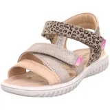 superfit Sparkle Sandale, Beige Gold 4000, 38 EU Weit