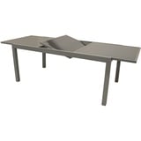 DEGAMO Pisa Ausziehtisch 240 x 100 x 75 cm grau