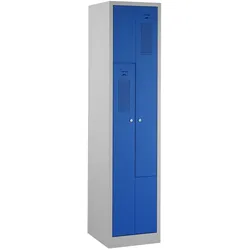 CEHA Garderoben Z-Spind 41 cm Breite mit Türen in enzianblau RAL5010