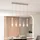LUCANDE Korvitha 5-flg. LED 18,5 W 92 cm grau/silber