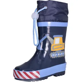 Playshoes Gummistiefel Baustelle blau 28/29