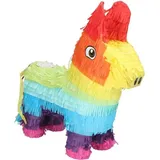 Famanu Piñata Esel bunt - 35x39 cm