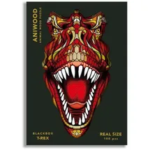 aniwood Puzzle T-Rex S 100 Teile, Holz (16 x 22,8 x 3 cm) 100-teilig (1 Set)
