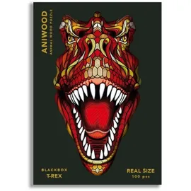 aniwood Puzzle T-Rex S 100 Teile, Holz (16 x 22,8 x 3 cm) 100-teilig (1 Set)