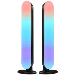 Müller-Licht LED-Tischleuchte LED light bar smart RGB+ 2er Set | LED-Dekoleuchte mit Musik Sensor