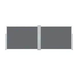 vidaXL Ausziehbare Seitenmarkise 1,2 x 10 m anthrazit