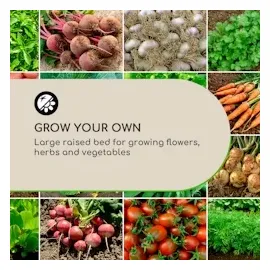 Blumfeldt High Grow 160 x 80 x 80 cm Anthrazit