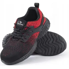 Procera Sicherheitsarbeitsstiefel sehr leicht FLY RED PROTECTIVE SHOES S1 45 - Rot - 45