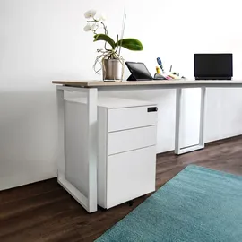 HJH Office Color Os I Rollcontainer 60 x 39 x 50 cm weiß