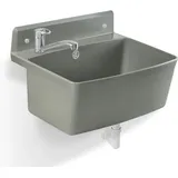 Gospo Gartenwaschbecken, 55x42x22.5cm Haushaltsbecken aus hochqualitativem Polystyrol, Ausgussbecken