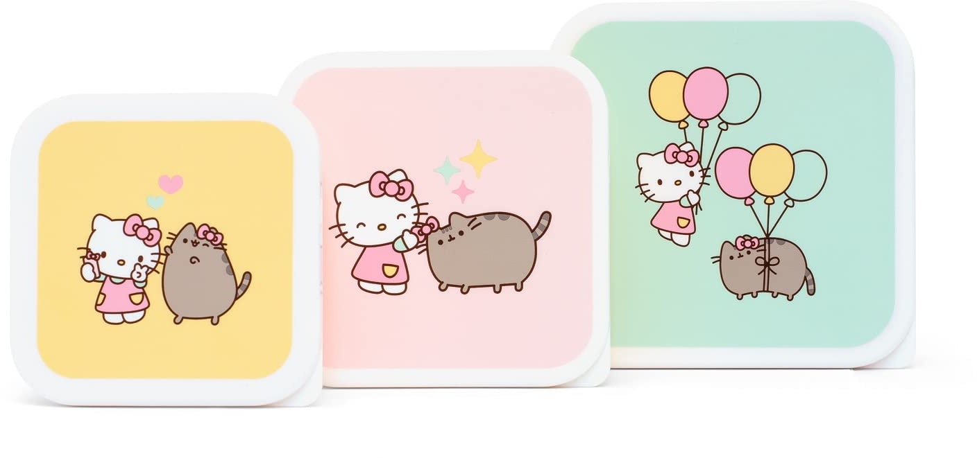 Thumbs 1002744 Up Pusheen & Hello Kitty - Snack Box Set 3er