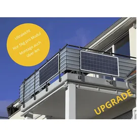 osnatech Ergänzungsmodul für Mini-PV-Set 600 "Balkonkraftwerk" FLEX 310W-1 UPGRADE Balkon-Solaranlage