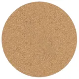 Go4Cork rundes rahmenloses Kork-Pinnboard - 16,9" x 16,9" | Premium doppelseitiges Eco-Kork-Memo-Board | Büro-, Home- und Klassenzimmer-Organisationsdekoration