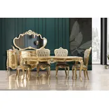 Barock Antik Stil Esstisch Tisch Echtes Holz Klassische Designer Tische Rokoko