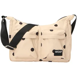 WOUF Downtown Umhängetasche Synthetik Beige/Schwarz