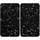 Wenko Herdabdeckplatte Universal 2er Set Terrazzo schwarz