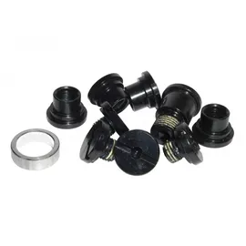 CAMPAGNOLO Kettenrad-Kit Schraube Mutter schwarz Satz à 5 St.