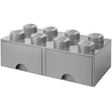 Room Copenhagen LEGO Brick Drawer 8 grau, Aufbewahrungsbox
