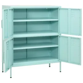 vidaXL Samos Aktenschrank 80 x 35 x 101,5 cm Minzgrün