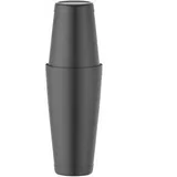 HENDI Cocktail Shaker, BarUp, Tin-on-Tin Boston 0,8L, schwarz