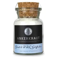 Ankerkraut Steak & BBQ Salzflocken, Salzflocken zum verfeinern von Steaks, Salaten oder auch Süßspeisen kaufen, 80 g im Korkenglas