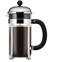 Bodum Chambord Kaffeebereiter mit Soft-Grip-Henkel 1 l schwarz