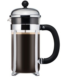 Bodum Chambord Kaffeebereiter mit Soft-Grip-Henkel 1 l schwarz