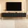 modfu TV-Lowboard 190x48x38 cm Schwarz MDF/Spanplatte